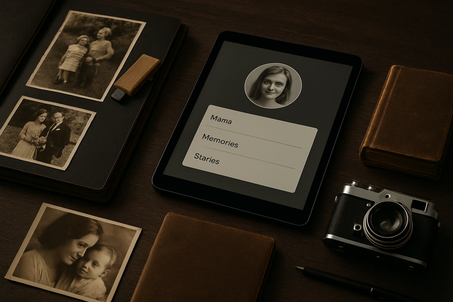 Illustration pour Créer un profil mémoriel : 6 éléments indispensables à inclure pour préserver vos souvenirs