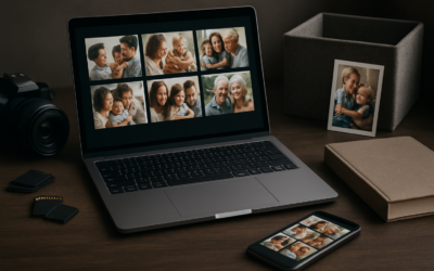 Souvenirs familiaux numériques : Comment les organiser efficacement en 6 étapes clés